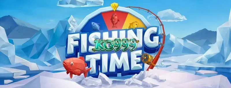 BGaming-এর ফিশিং টাইম গেমের ইন্টারফেস এবং অ্যাঙ্গলার চরিত্র